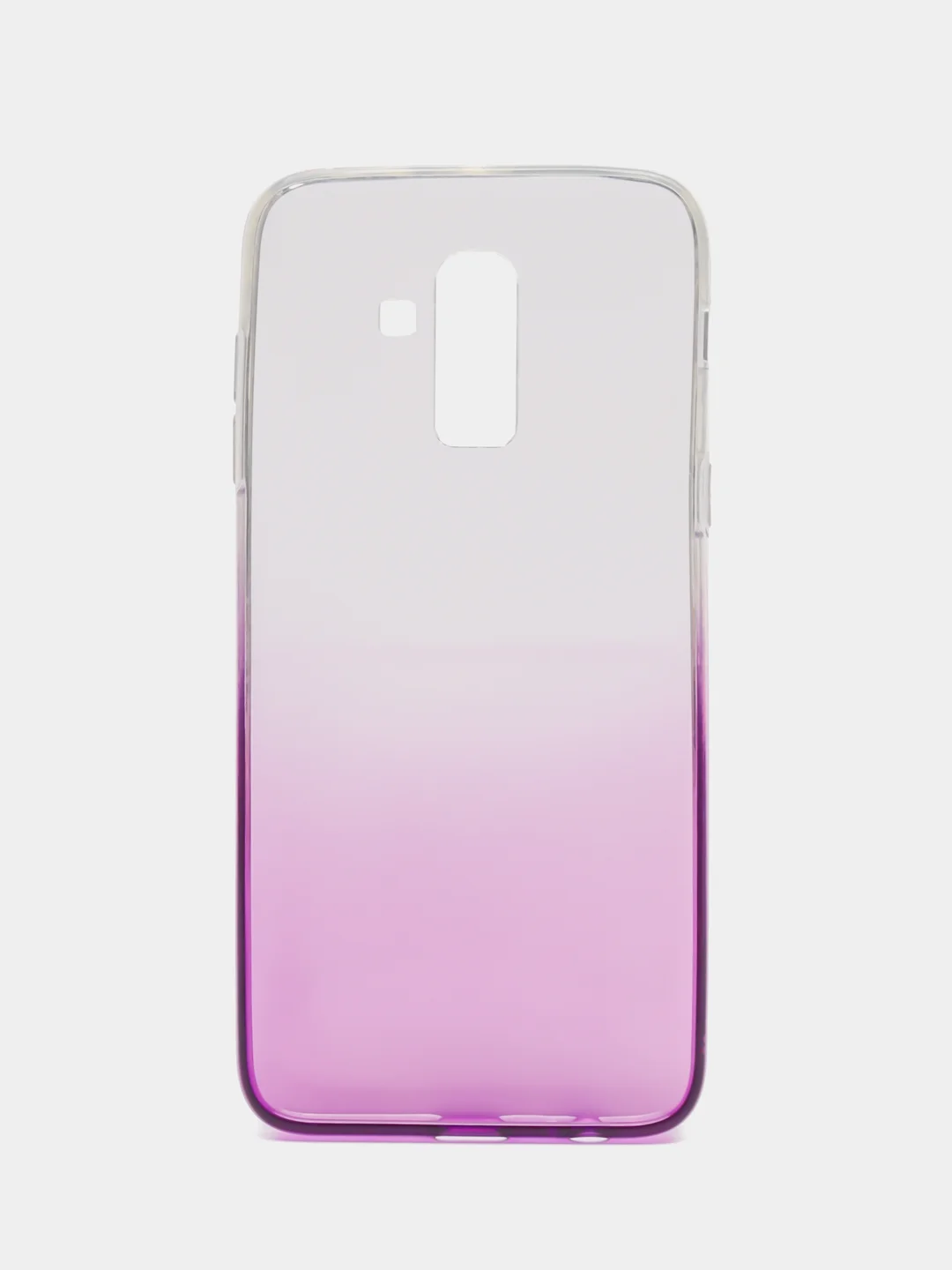 Фиолетовый силиконовый чехол на Samsung Galaxy J8 2018