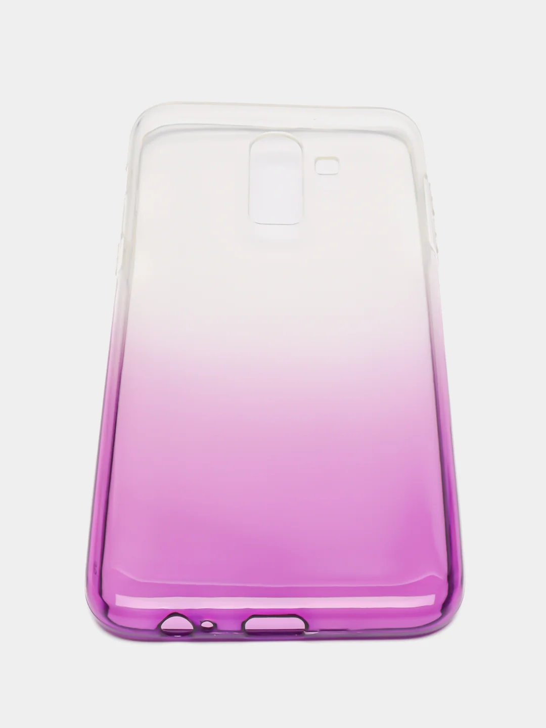 Фиолетовый силиконовый чехол на Samsung Galaxy J8 2018