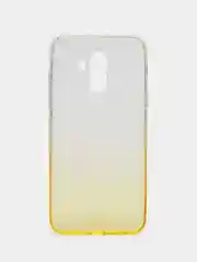 Желтый силиконовый чехол на Samsung Galaxy J8 2018