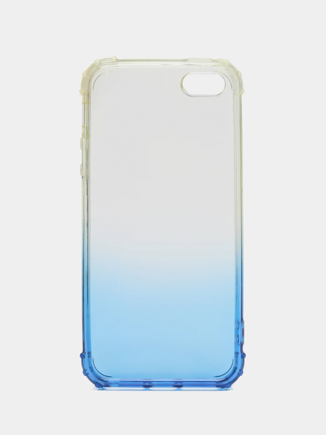 Голубой силиконовый чехол для iPhone 5 / 5s / SE