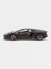 Черный модель автомобиля "Ламборгини Авентадор", 1:18, свет и звук