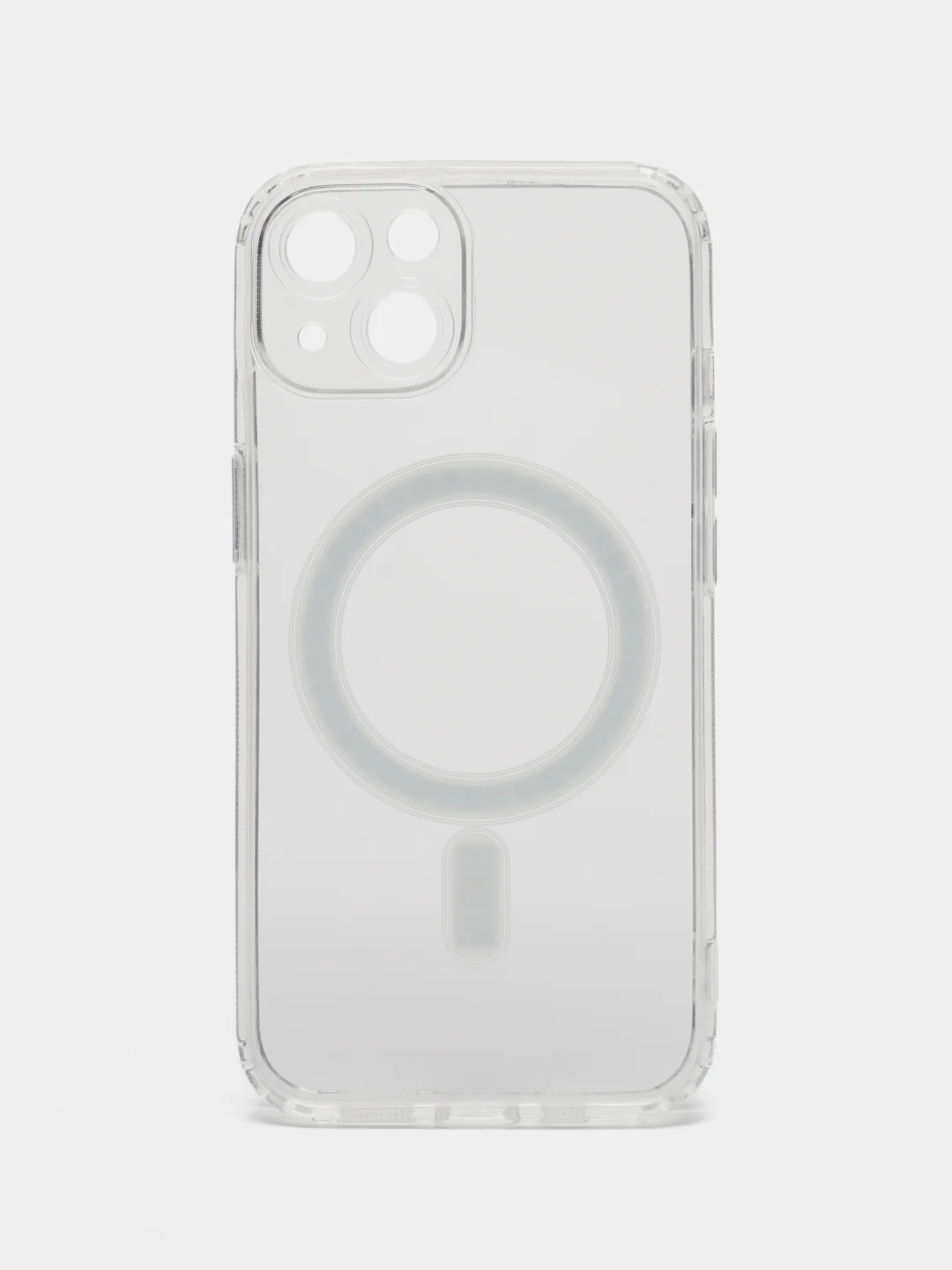 Прозрачный чехол MagSafe (МагСейф) для iPhone (Айфон) 11, 12, 13, 14, Pro, Pro Max, силиконовый