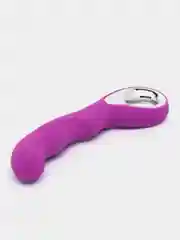 Фиолетовый вибратор женский, из силикона, бесшумный