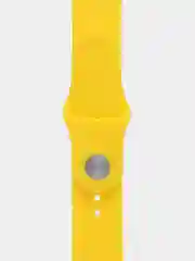 Желтый бампер с защитным стеклом и ремешком для Apple Watch 38/40/41/42/44/45/49