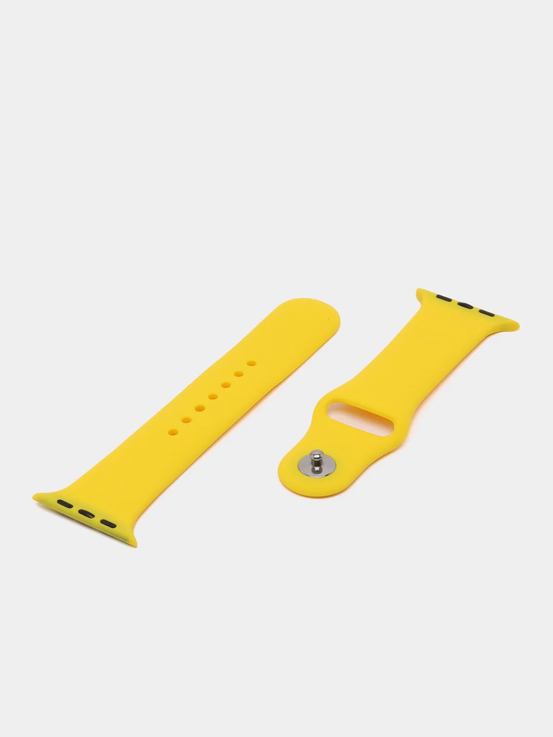 Желтый бампер с защитным стеклом и ремешком для Apple Watch 38/40/41/42/44/45/49