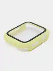 Желтый бампер с защитным стеклом и ремешком для Apple Watch 38/40/41/42/44/45/49