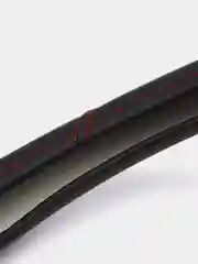 Алый чехол-оплетка на руль автомобиля, 37-39 см, экокожа, шесть цветов