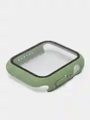 Лайм бампер с защитным стеклом и ремешком для Apple Watch 38/40/41/42/44/45/49