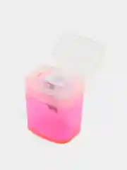 Точилка с контейнером, голубой, зелёный, жёлтый