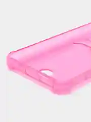 Фуксия чехол для Tecno Spark GO 2022, Tecno Spark 8C, прозрачный с карманом для карты
