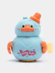Голубой игрушка заводная "Уточка с шляпкой"