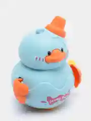 Голубой игрушка заводная "Уточка с шляпкой"