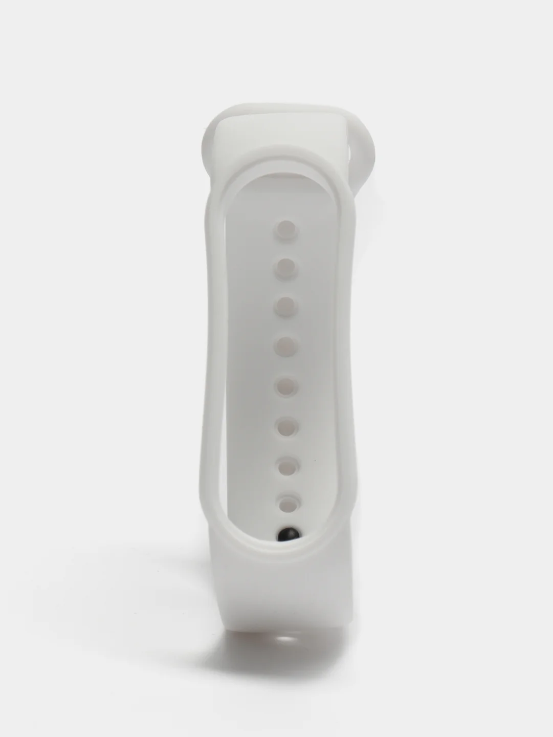 Белый силиконовый ремешок Xiaomi Mi Band 5 /Band 6/Band 7 Браслет для smart часов Ксяоми Ми бенд