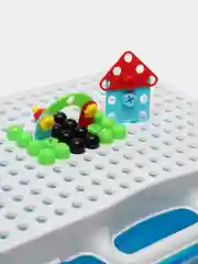 Синий 3d конструктор, разные виды