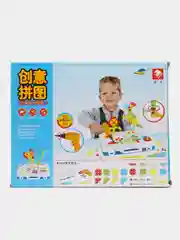 Синий 3d конструктор, разные виды