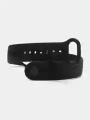 Черный силиконовый ремешок Xiaomi Mi Band 5 /Band 6/Band 7 Браслет для smart часов Ксяоми Ми бенд