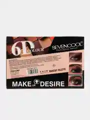 Глиттерные тени для век с блестками SevenCool Love Passion 6D Color, 24 цвета