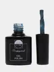 Голубой светоотражающий гель-лак Luna Line Professional Flash, 10 мл