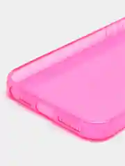 Розовый силиконовый - пластиковый чехол для iPhone 5 / 5s / 5Se