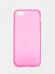 Розовый силиконовый - пластиковый чехол для iPhone 5 / 5s / 5Se