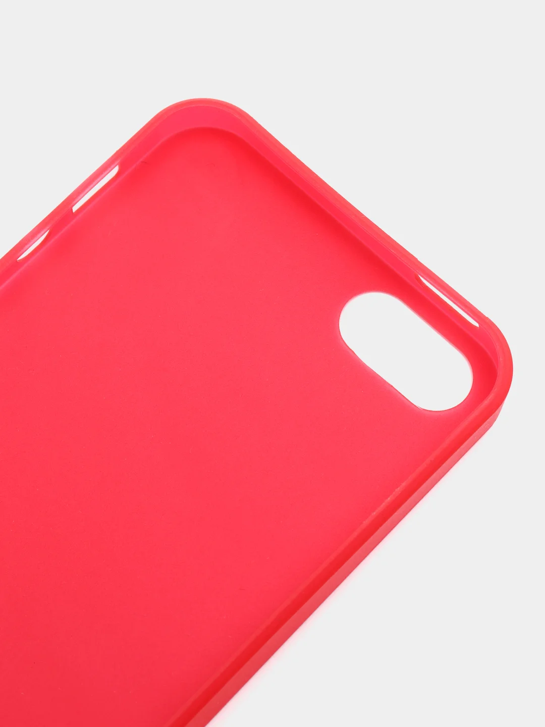 Красный силиконовый - пластиковый чехол для iPhone 5 / 5s / 5Se