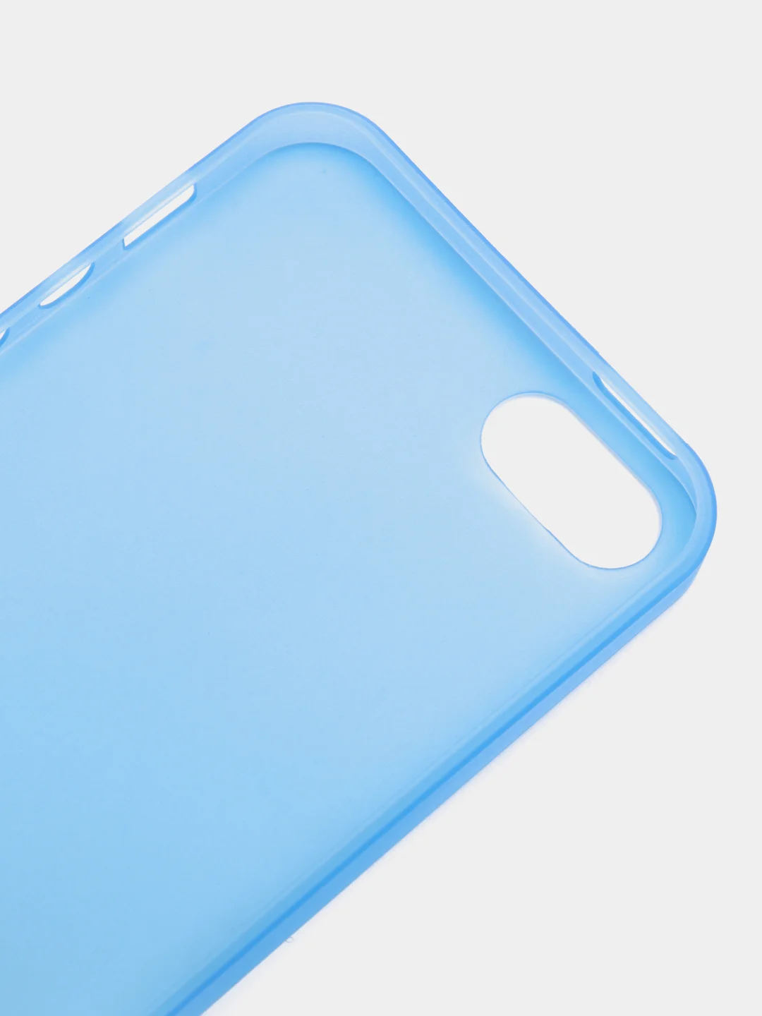 Синий силиконовый - пластиковый чехол для iPhone 5 / 5s / 5Se