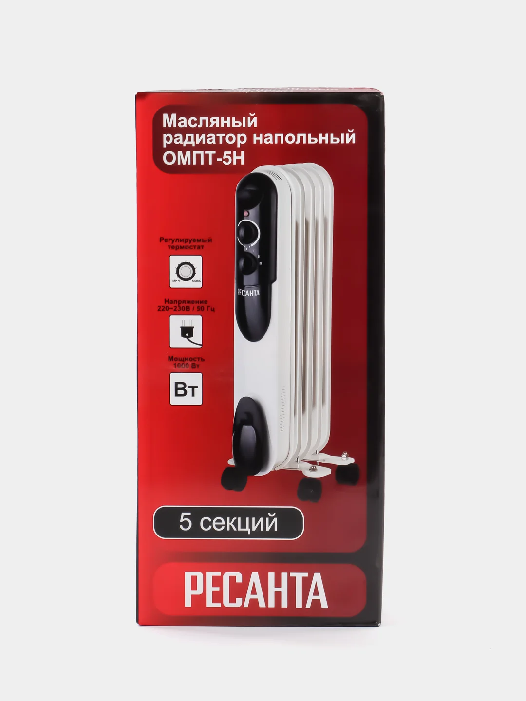 Масляный радиатор РЕСАНТА ОМПТ-5Н