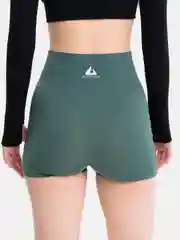 Оливковый шорты женские, спортивные