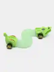 Салатовый машинка пружинка, светится, 10 х 3 х 2,5 см