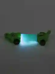 Салатовый машинка пружинка, светится, 10 х 3 х 2,5 см