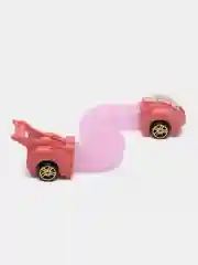 Розовый машинка пружинка, светится, 10 х 3 х 2,5 см