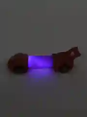 Розовый машинка пружинка, светится, 10 х 3 х 2,5 см
