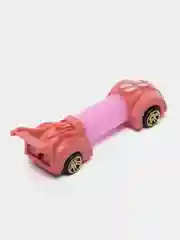 Розовый машинка пружинка, светится, 10 х 3 х 2,5 см