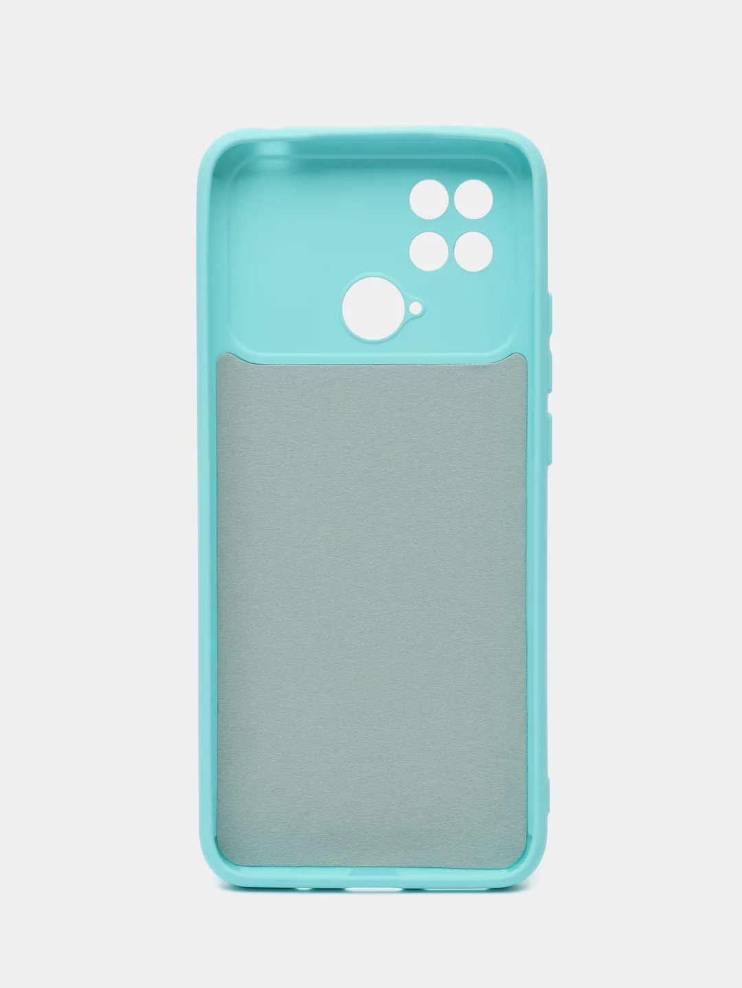 Ледяной силиконовый чехол на Xiaomi Poco C40 ( Сяоми Поко С40 ) прозрачный , защита камеры