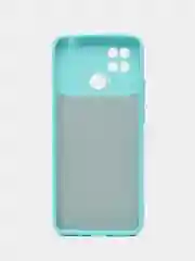 Ледяной силиконовый чехол на Xiaomi Poco C40 ( Сяоми Поко С40 ) прозрачный , защита камеры