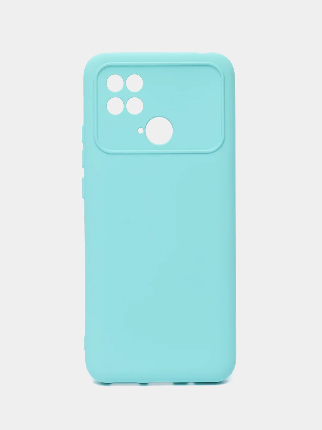 Ледяной силиконовый чехол на Xiaomi Poco C40 ( Сяоми Поко С40 ) прозрачный , защита камеры