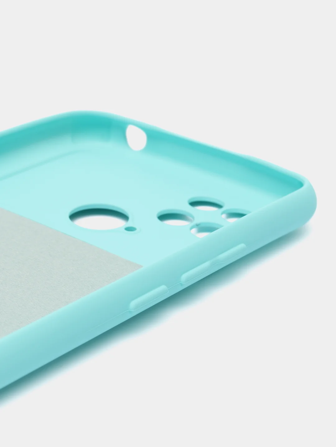 Ледяной силиконовый чехол на Xiaomi Poco C40 ( Сяоми Поко С40 ) прозрачный , защита камеры