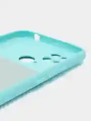 Ледяной силиконовый чехол на Xiaomi Poco C40 ( Сяоми Поко С40 ) прозрачный , защита камеры