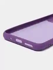 Фиолетовый силиконовый чехол на Xiaomi Poco C40 ( Сяоми Поко С40 ) прозрачный , защита камеры
