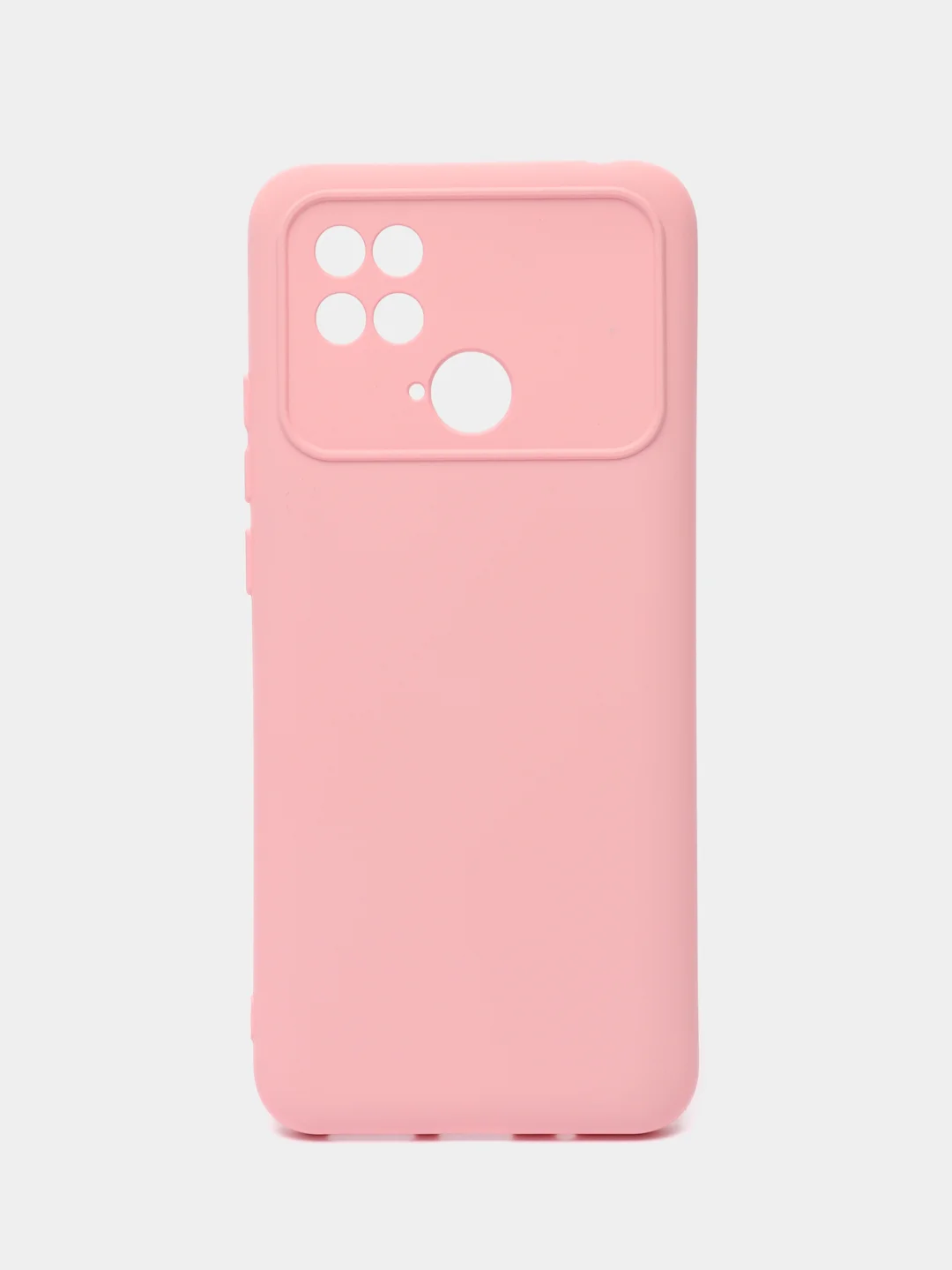 Конфетный силиконовый чехол на Xiaomi Poco C40 ( Сяоми Поко С40 ) прозрачный , защита камеры