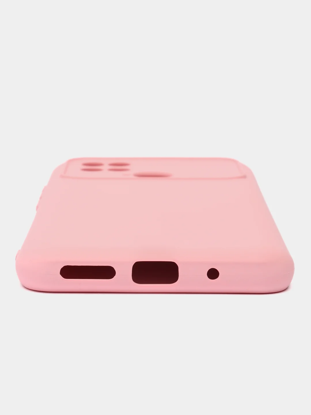 Конфетный силиконовый чехол на Xiaomi Poco C40 ( Сяоми Поко С40 ) прозрачный , защита камеры