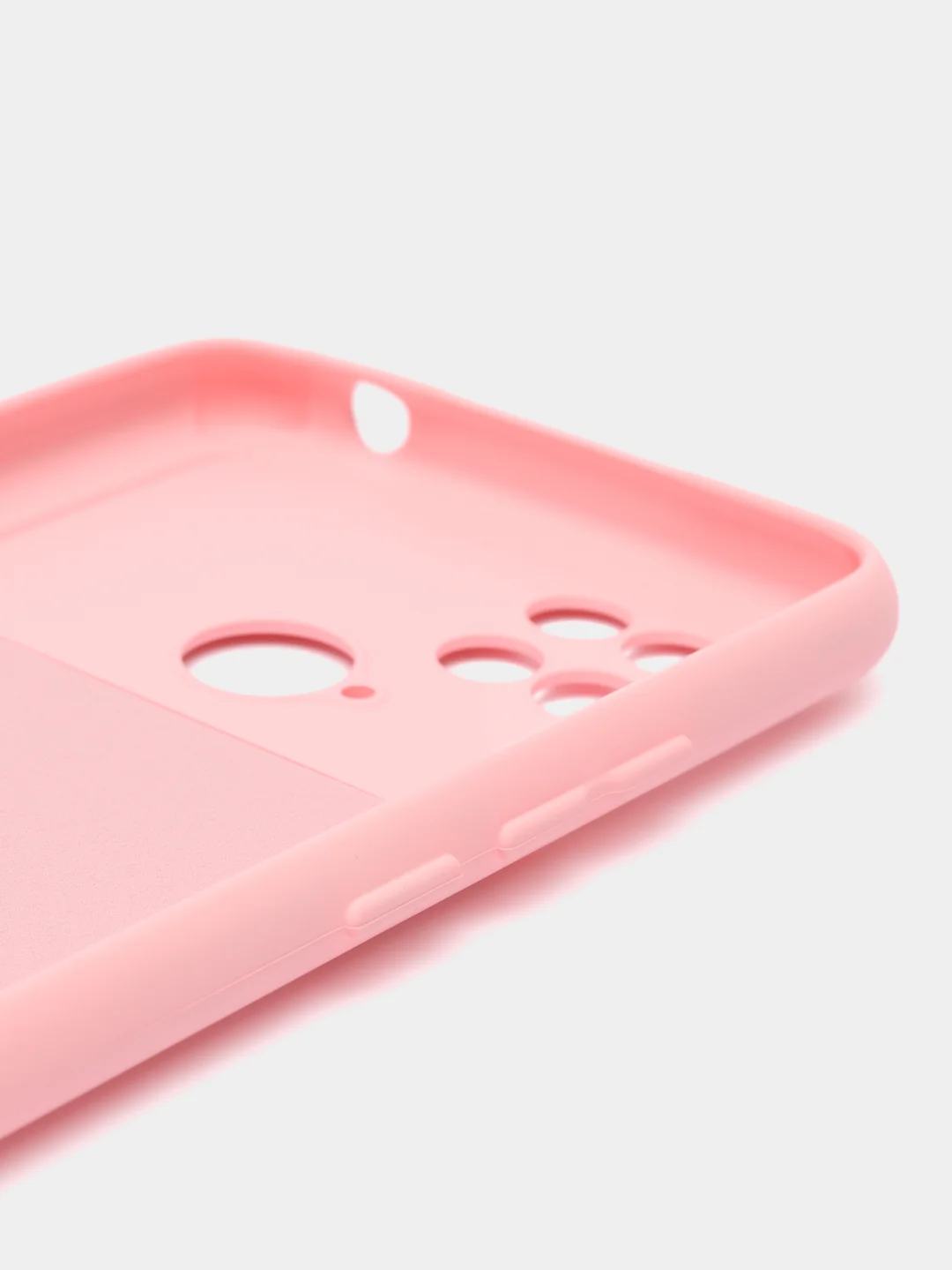 Конфетный силиконовый чехол на Xiaomi Poco C40 ( Сяоми Поко С40 ) прозрачный , защита камеры