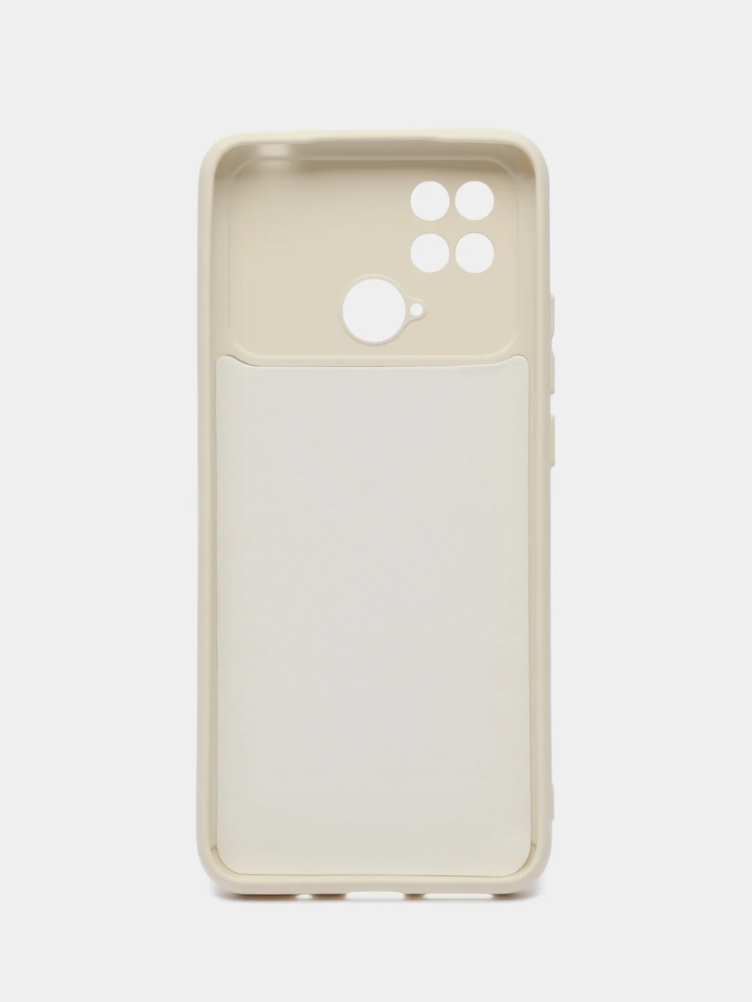 Слоновая кость силиконовый чехол на Xiaomi Poco C40 ( Сяоми Поко С40 ) прозрачный , защита камеры