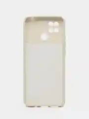 Слоновая кость силиконовый чехол на Xiaomi Poco C40 ( Сяоми Поко С40 ) прозрачный , защита камеры