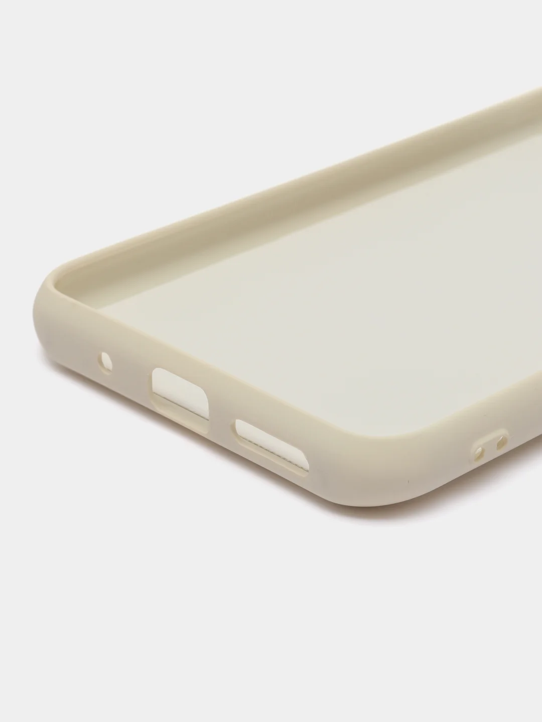 Слоновая кость силиконовый чехол на Xiaomi Poco C40 ( Сяоми Поко С40 ) прозрачный , защита камеры