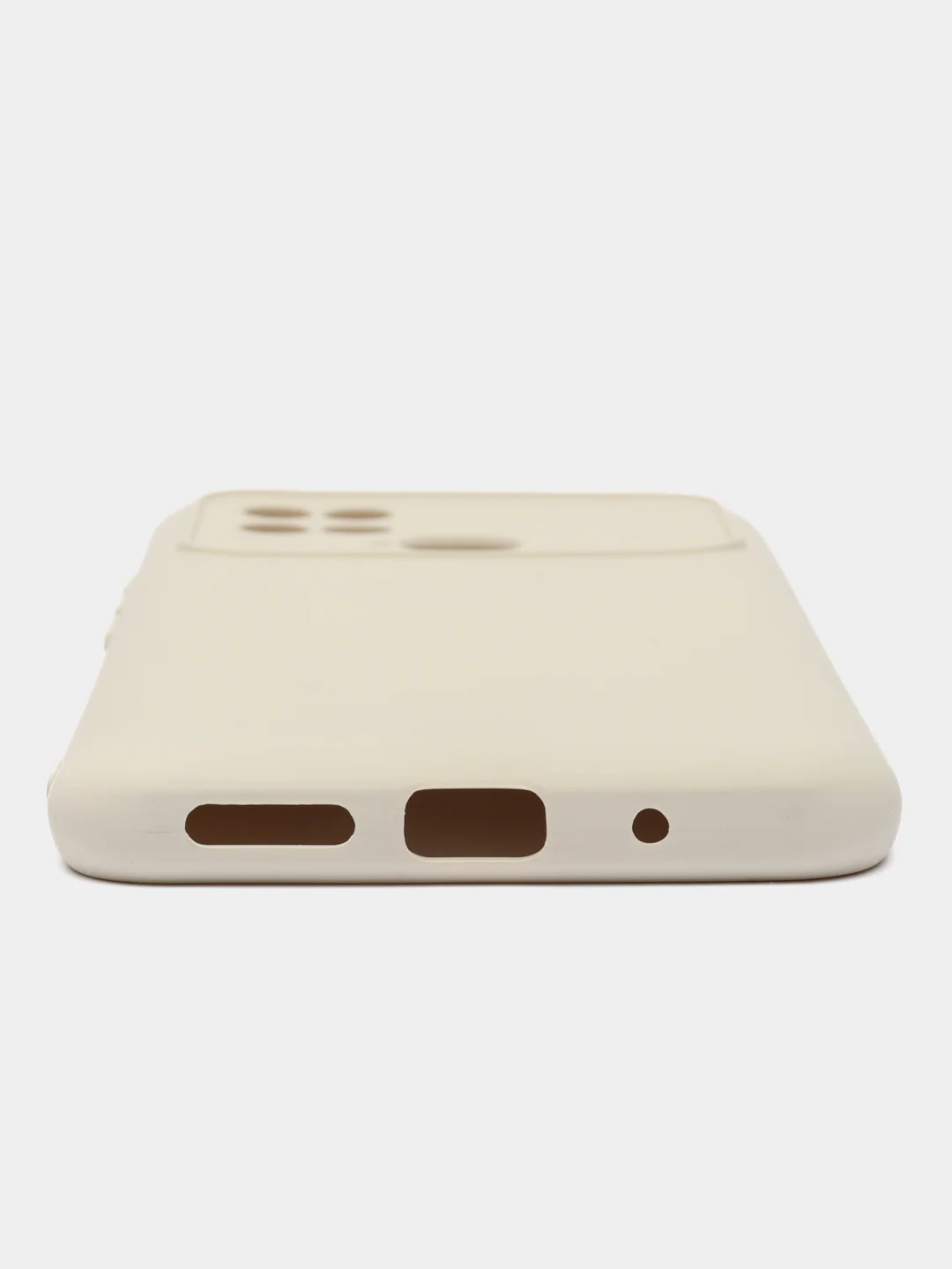 Слоновая кость силиконовый чехол на Xiaomi Poco C40 ( Сяоми Поко С40 ) прозрачный , защита камеры