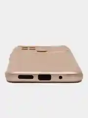 Бежевый силиконовый чехол на Xiaomi Poco C40 ( Сяоми Поко С40 ) прозрачный , защита камеры