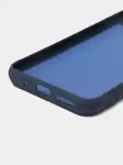Синий меланж силиконовый чехол на Xiaomi Poco C40 ( Сяоми Поко С40 ) прозрачный , защита камеры