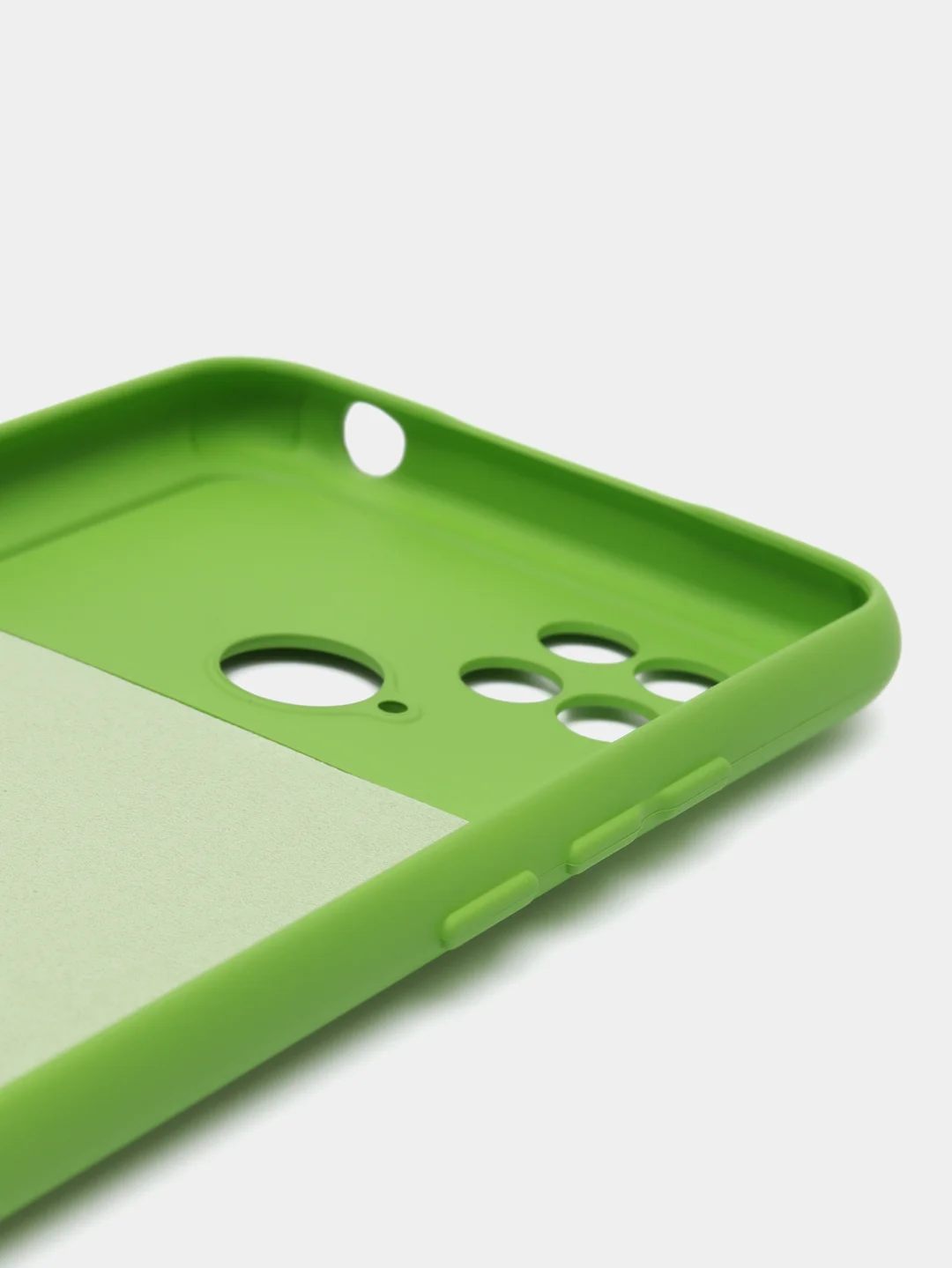 Лайм силиконовый чехол на Xiaomi Poco C40 ( Сяоми Поко С40 ) прозрачный , защита камеры
