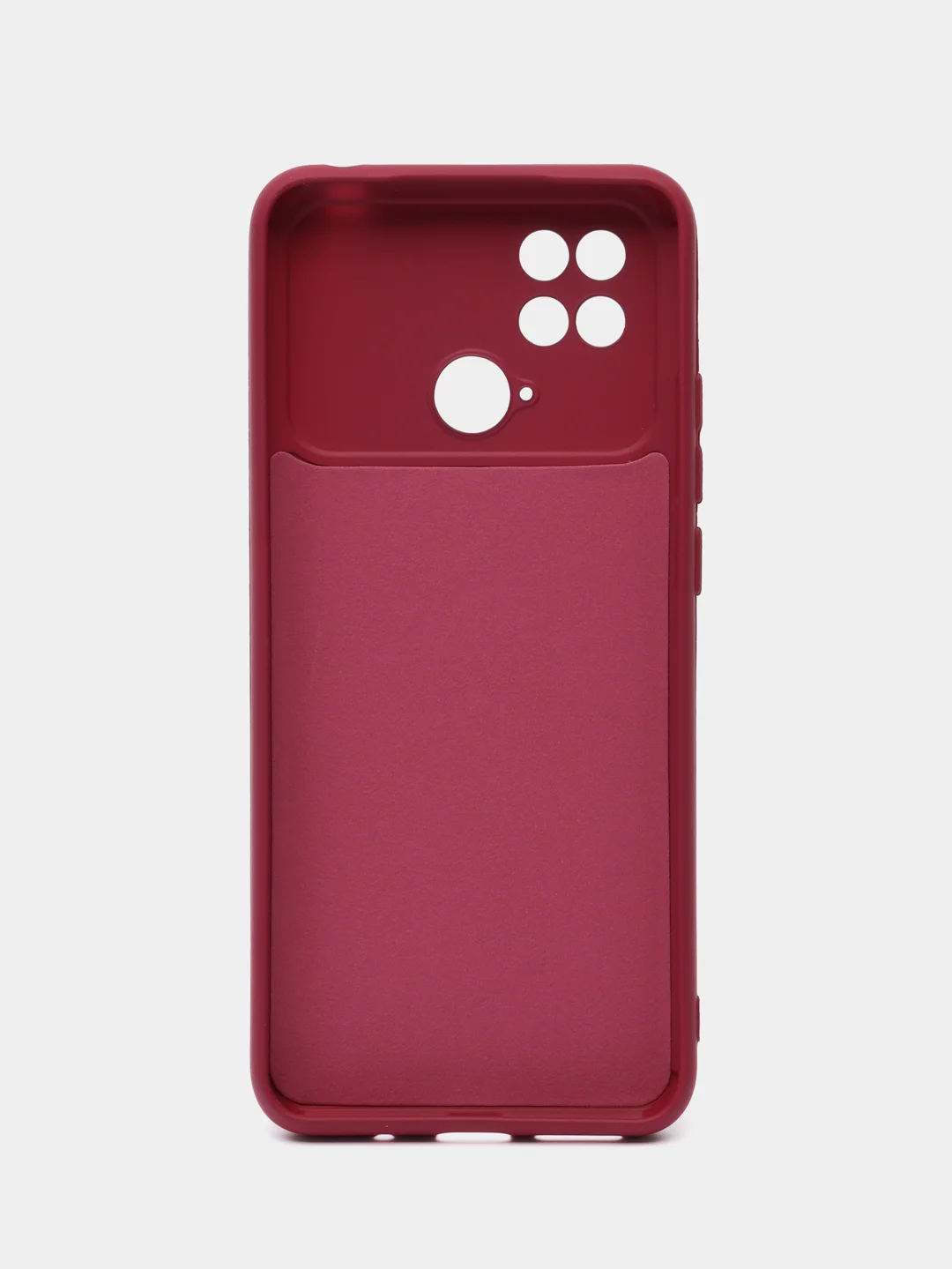 Марсала силиконовый чехол на Xiaomi Poco C40 ( Сяоми Поко С40 ) прозрачный , защита камеры